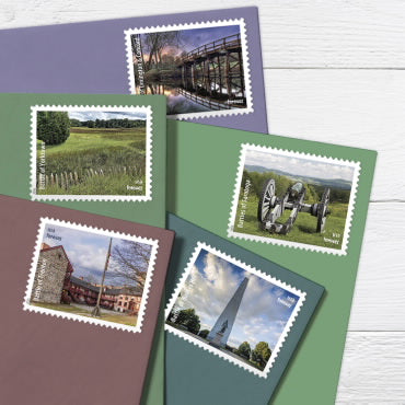 Battlefields of the American Revolution Stamps 2025 -
