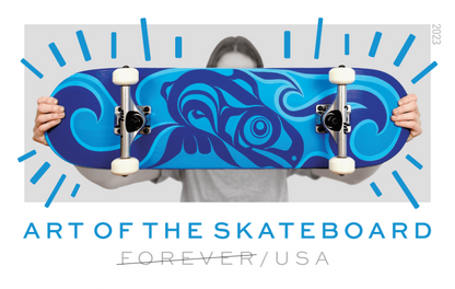 Art of the Skateboard Stamps 2023 -