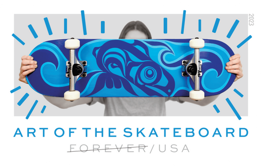 Art of the Skateboard Stamps 2023 -