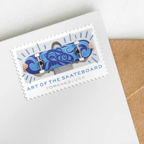 Art of the Skateboard Stamps 2023 -
