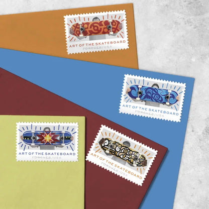 Art of the Skateboard Stamps 2023 -