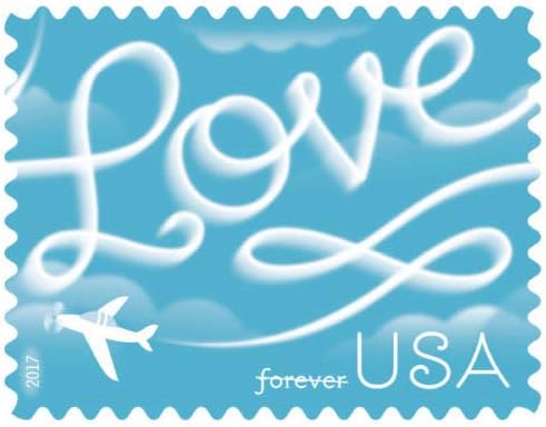 Forever Stamps 2017 Love Skywriting -
