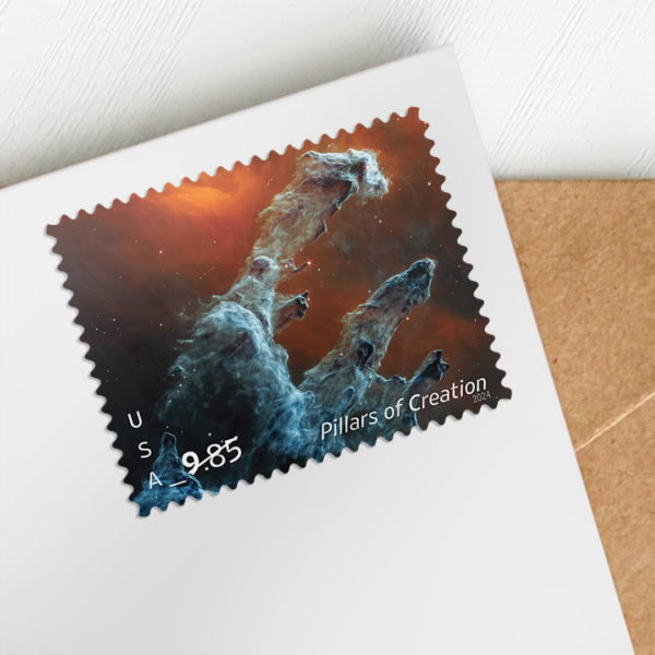 Priority Mail Express 2023 Pillars of Creation – Deep Space, $9.85 Postage