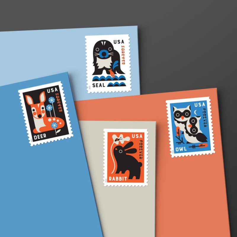 Baby Wild Animals Stamps 2025 -