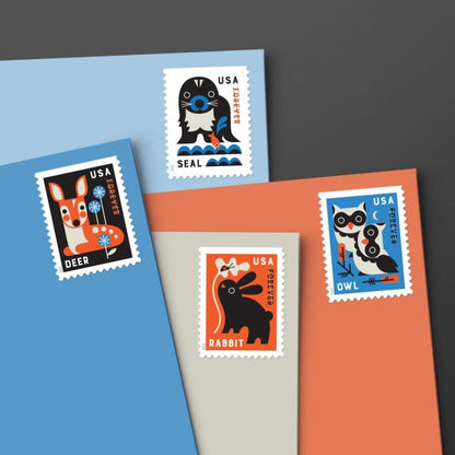 Baby Wild Animals Stamps 2025 -