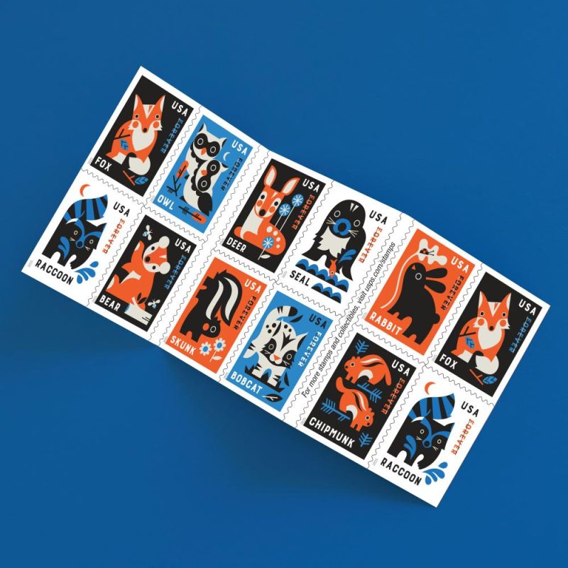 Baby Wild Animals Stamps 2025 -