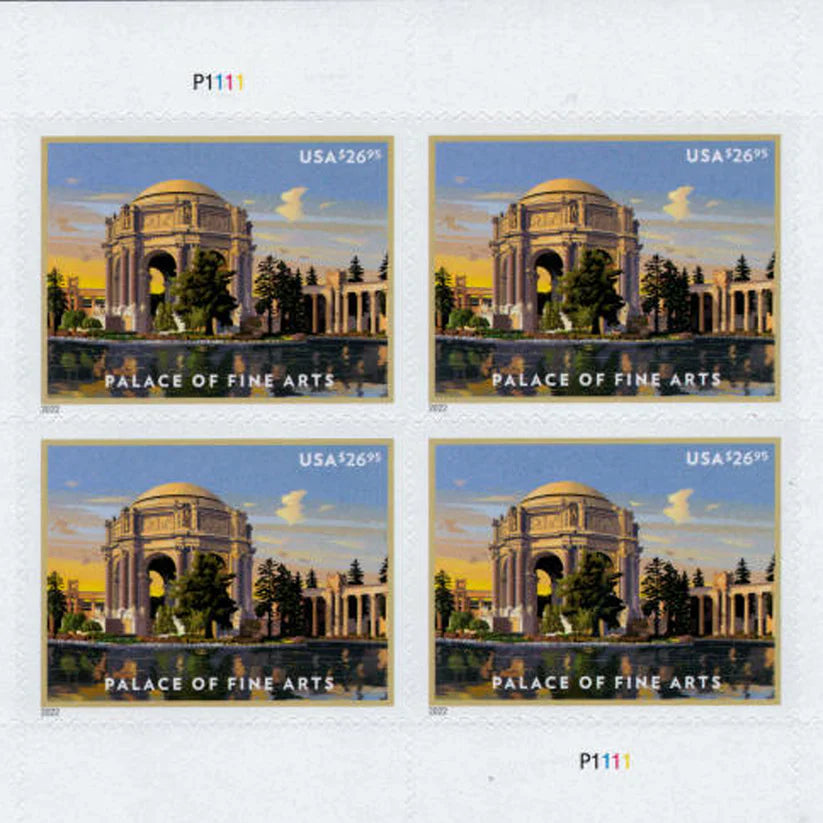 Palace of Fine Arts Stamps 2022